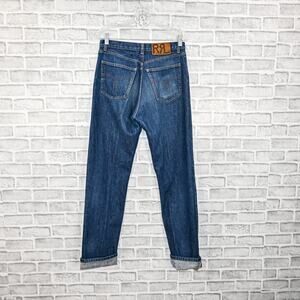 RRL Double Ralph Lauren Vtg Y2K Selvedge 5 Pocket Denim Jeans straight sz 32x34